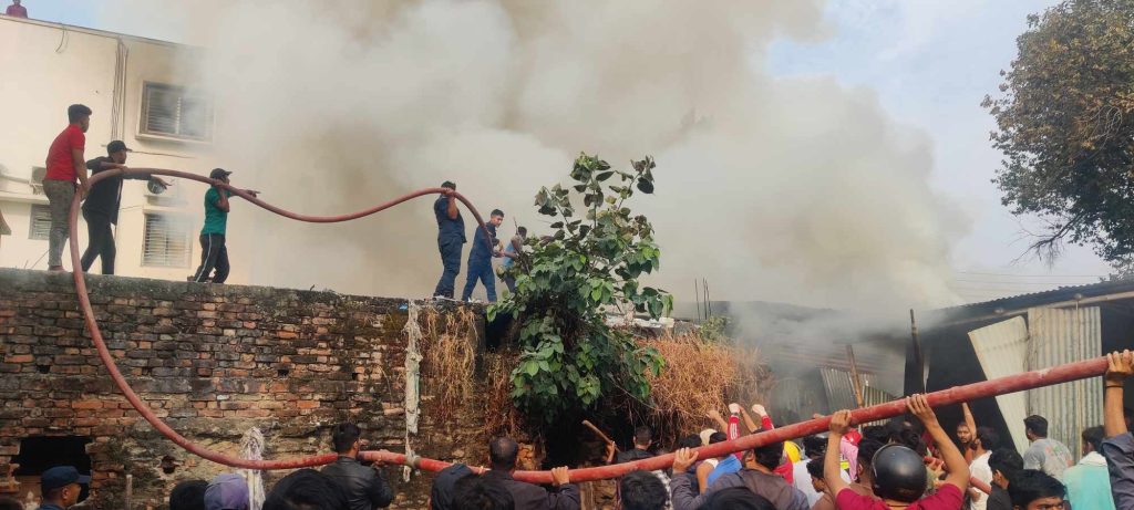 विराटनगरको आगलागीमा परेर अर्का एक जनाको  मृत्यु