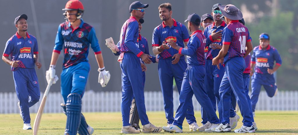 अफगानिस्तानले दियो नेपाललाई २६२ रनको लक्ष्य