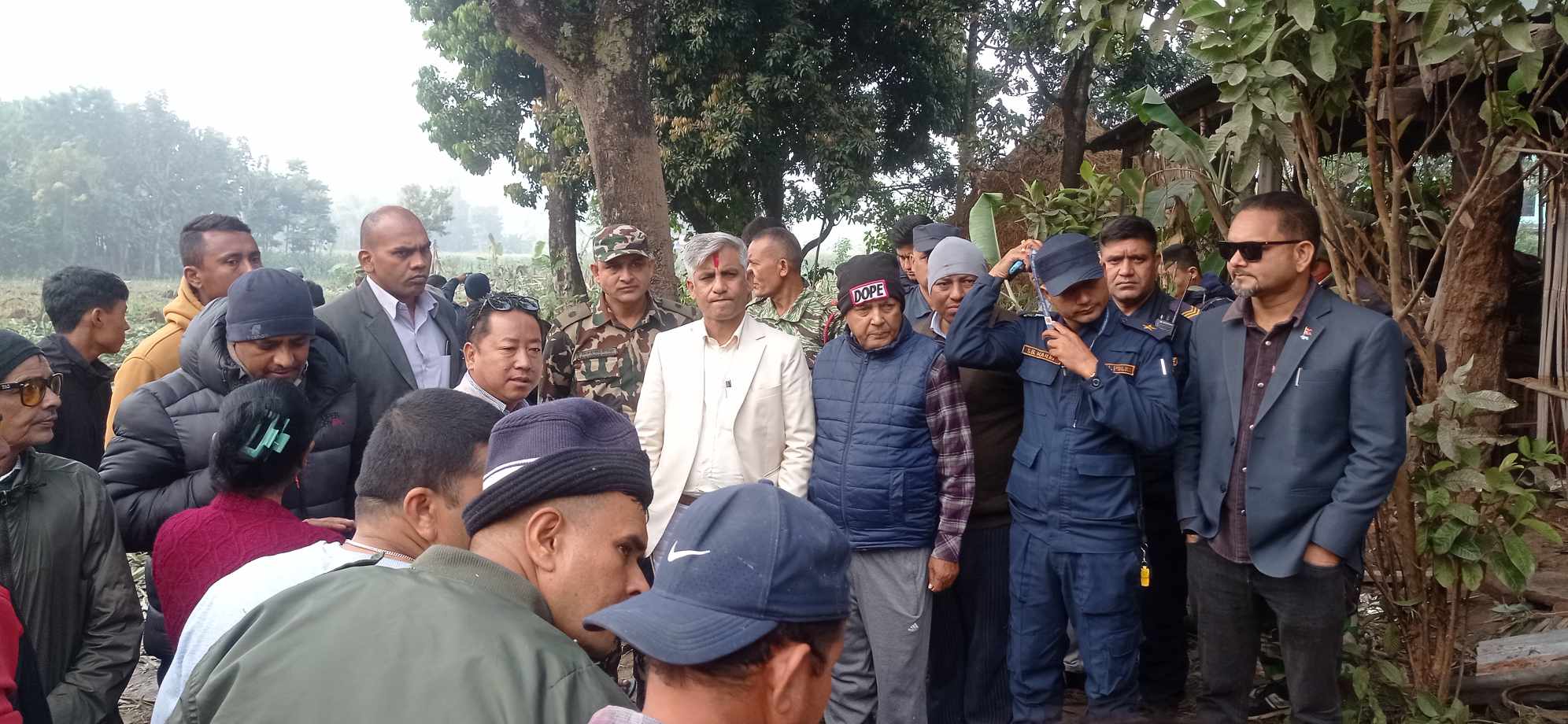 हात्तीबाट प्रभाबित क्षेत्रमा मुख्यमन्त्रीको अनुगमन