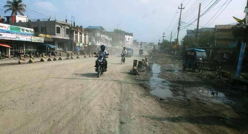 विराटनगर चक्रपथको ३५०० मिटर कालोपत्रे हुने