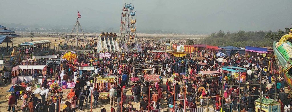 माघे संक्रान्तिमा लाग्ने माइ मेलामा भक्तजनको घुइँचो