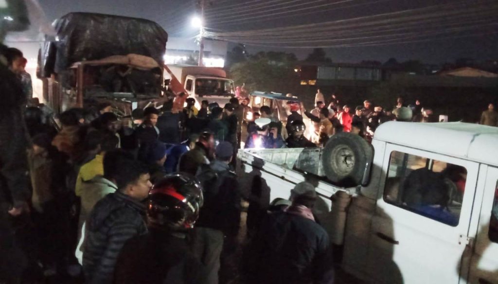 विराटनगर कञ्चनबारीमा सवारी दुर्घटना