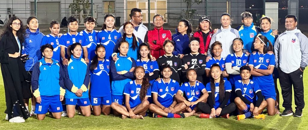 वाफ महिला फुटबलमा नेपालले उपाधिका लागि जोर्डनसँग प्रतिस्पर्धा गर्ने