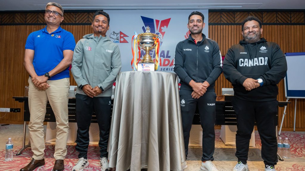 ओडीआई सिरिजमा आज क्यानडासँग खेल्दै नेपाल