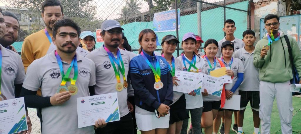 कोशीस्तरीय सफ्ट टेनिसमा श्रेया र आशिषलाई उपाधि