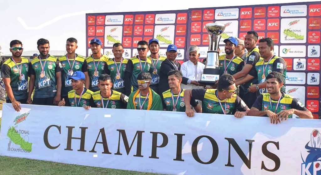 त्रिभुवन आर्मी ले जित्यो कोशी प्रदेश टि–२० को उपाधि, ५ लाख रुपैयाँ नगद प्राप्त