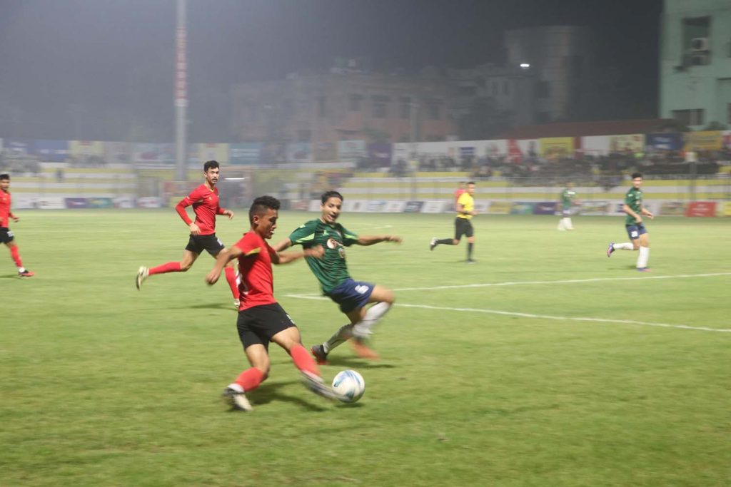 विराट गोल्डकप : आर्मीलाई पराजित गर्दै एनआरटी क्वाटरफाइनलमा