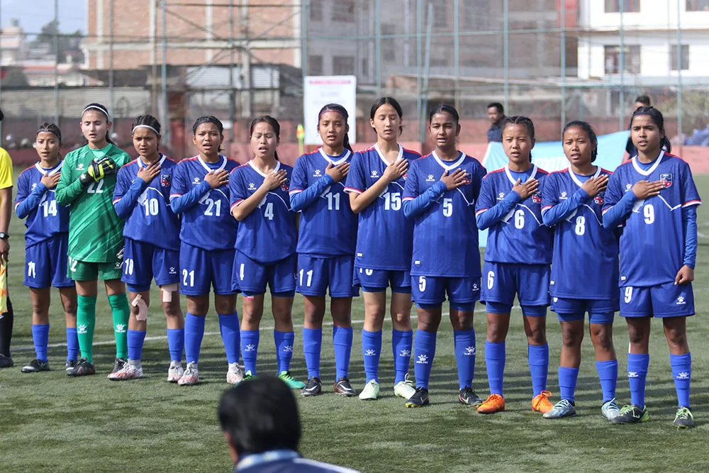 साफ यू–१६ महिला फुटबलमा नेपाल पराजित