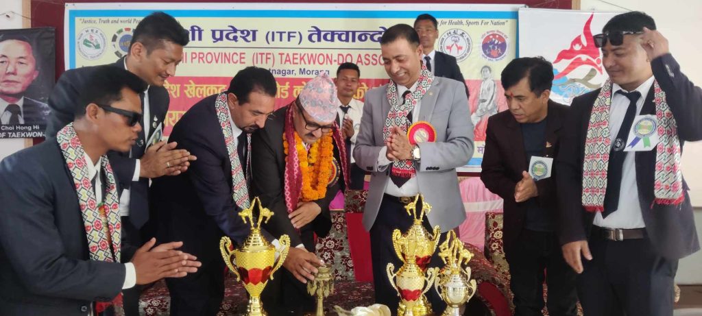 प्रदेश स्तरीय आइटिएफ तेक्वान्दो प्रतियोगिता सुरू
