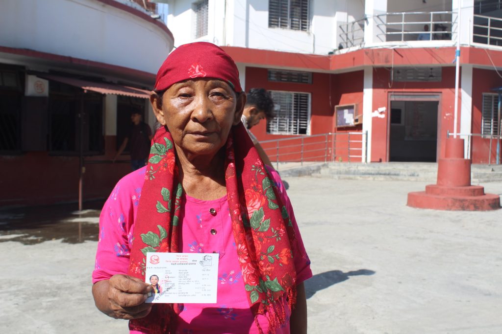 ७५ वर्षको उमेरमा भीममायाले पाइन नागरिकता