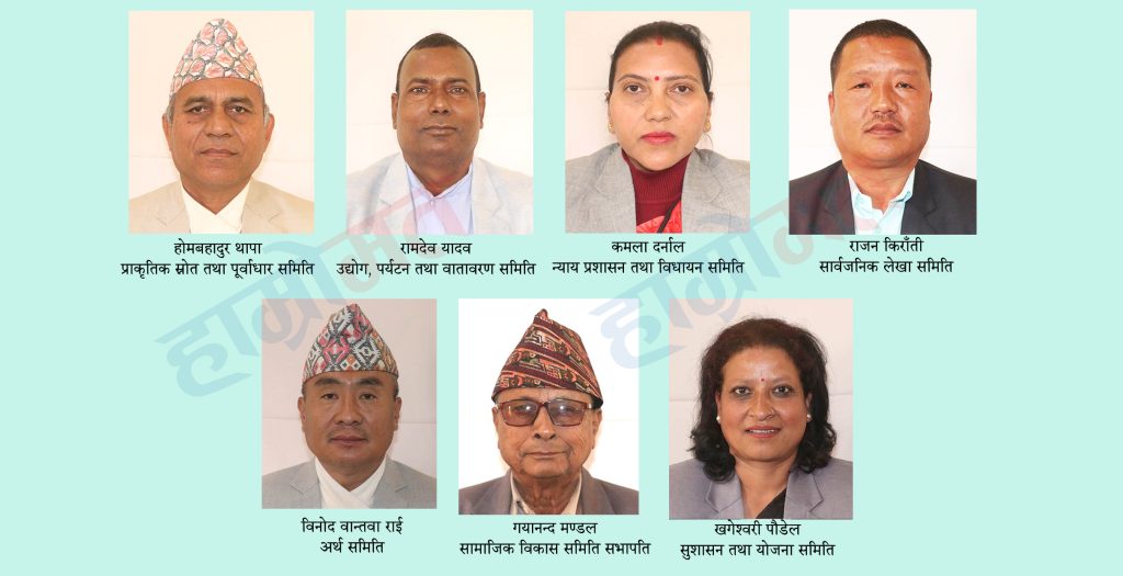 कोशी प्रदेश सभा संसदीय समितिका सभापतिको टुंगो