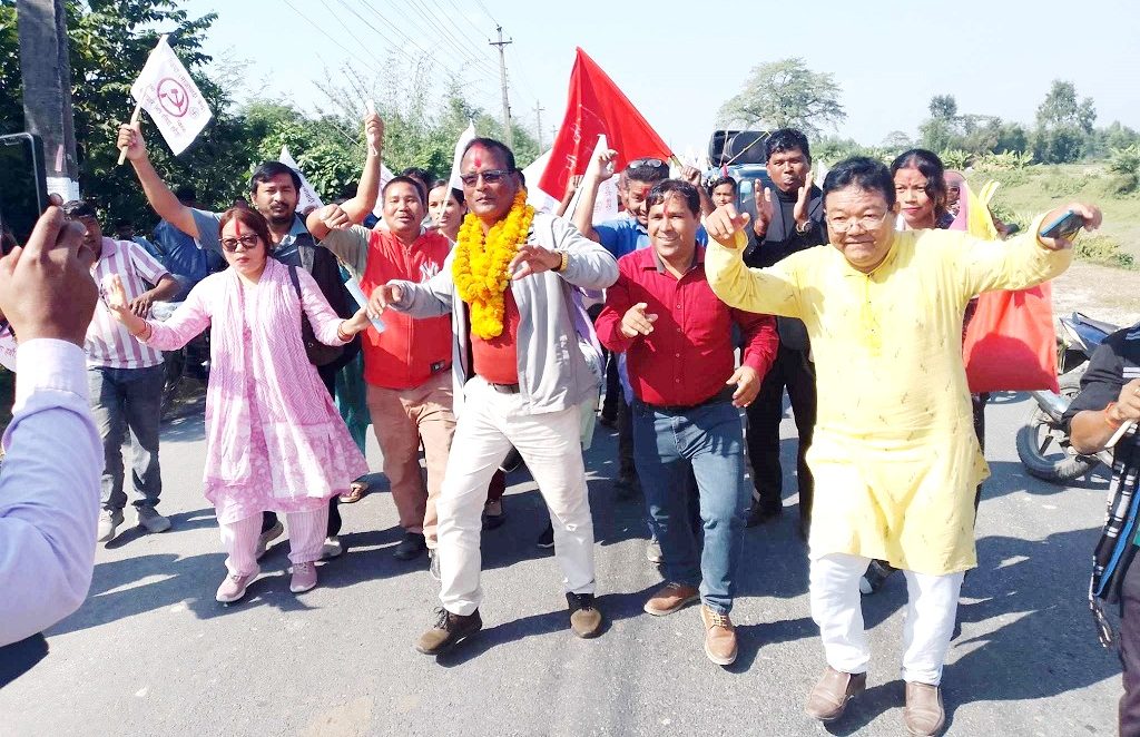 ग्रामथान उपनिर्वाचनःमाहोललाई त्रिपक्षीय प्रतिस्पर्धामा लैजाँदै माओवादी उम्मेदवार नमोनारायण