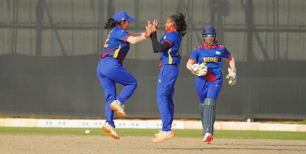 यू–१९ महिला विश्वकप छनोटमा नेपाल यूएईसँग भिड्दै