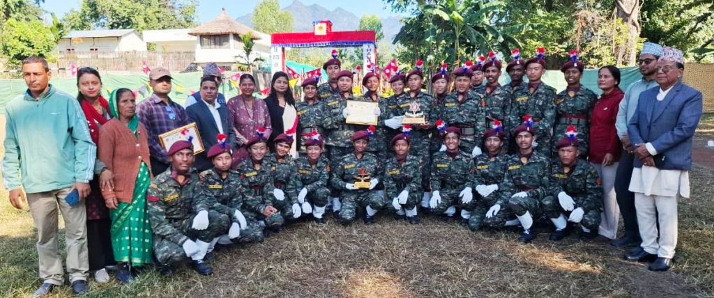 सहिद स्मृति आवासीय विद्यालय ‘बेस्ट प्लाटुन’ बन्न सफल