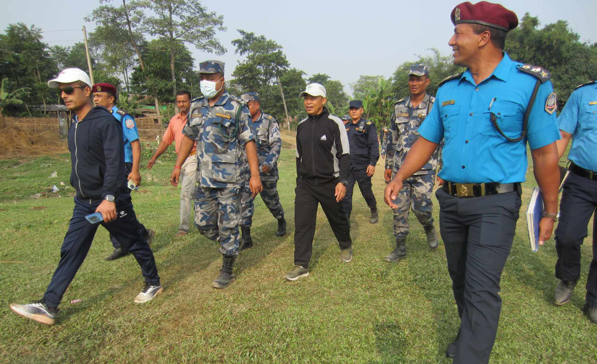 सीमा क्षेत्रमा संयुक्त सीमा पैदल यात्रा