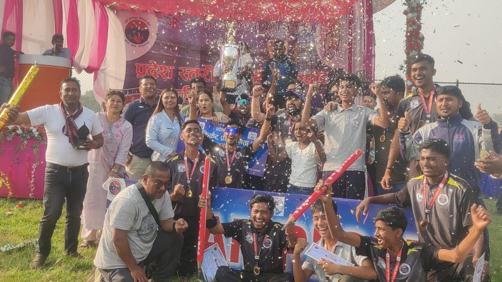 आयोजक बन्यो टि–२० क्रिकेट प्रतियोगिताको च्याम्पियन