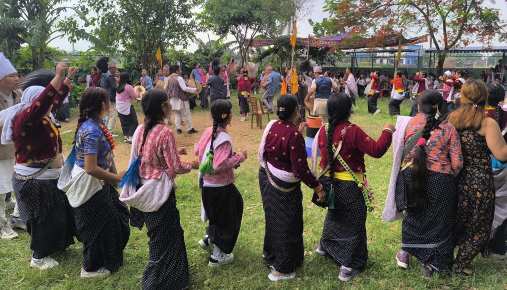 धूमधामका साथ मनाइयो बिराटनगरमा उभौली पर्व