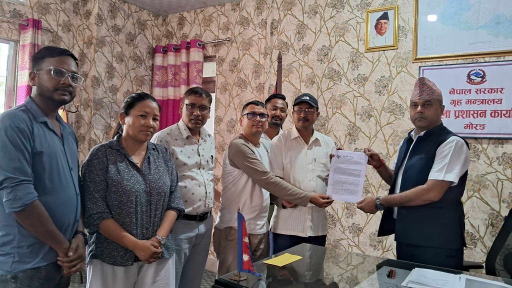 प्रेस सेन्टरद्वारा सरकारलाई ज्ञापन,प्रेसमैत्री कानुन बनाउन माग