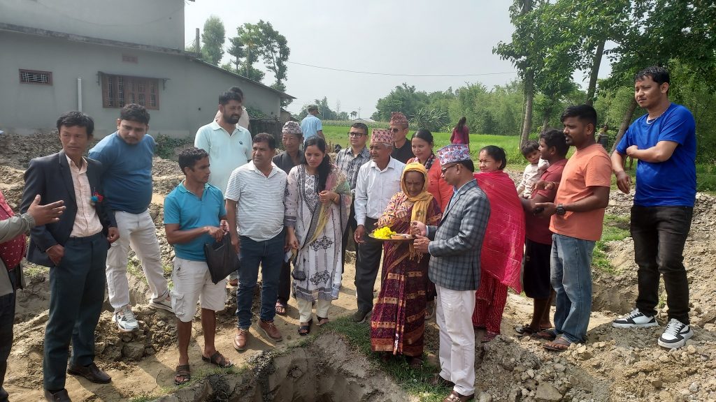 सहिद लक्ष्मी फुयाल स्मृति प्रतिष्ठानको भवन शिलन्याश