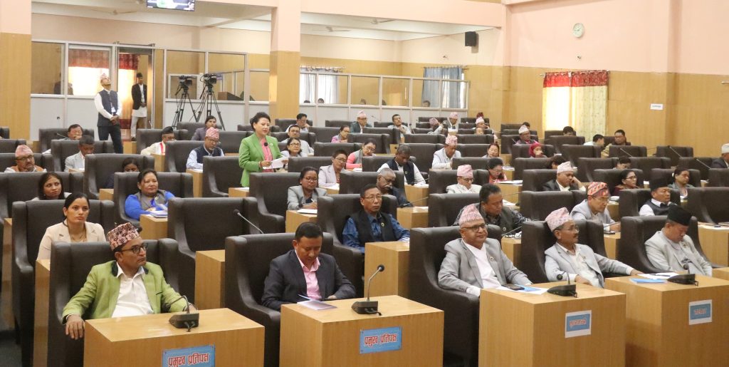 नीति कार्यक्रम निरस र कर्मकाण्डी भएको विपक्षीको आरोप