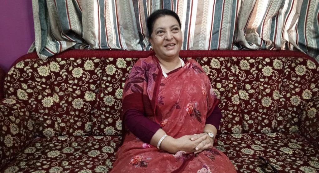 कार्यकर्तासँग भेटघाट गर्न मैले एमालेसँग अनुमति लिइरहनु पर्दैन : विद्या भण्डारी