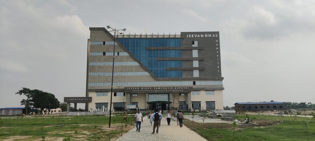 जीवन विकासले निर्माण गर्यो सामुदायिक अस्पताल