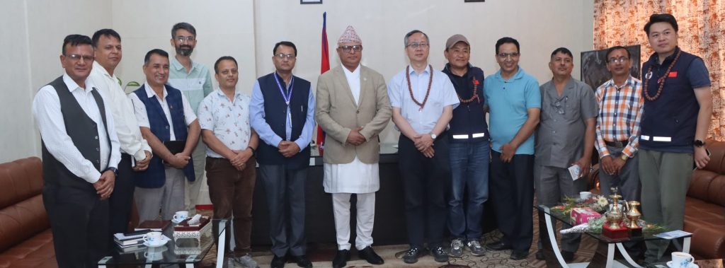 मुख्यमन्त्री कार्की र चीनका राजदूत बीच भेटवार्ता