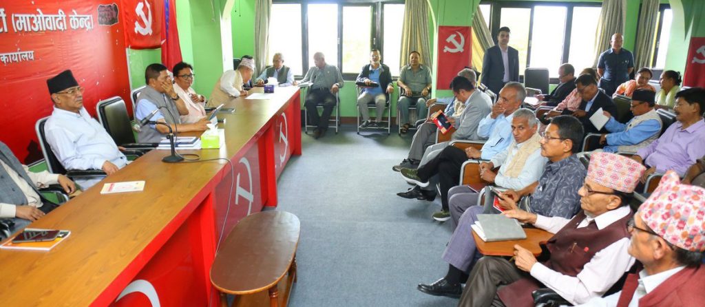 गल्ती गर्नेले आत्मालोचना गर्नुपर्ने प्रचण्डको धारणा, जनार्दनको पक्षमा बोल्ने भेटिएनन्