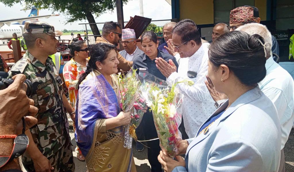 भण्डारीलाई राज्यमन्त्री र एमाले प्रदेश सचिवको स्वागत