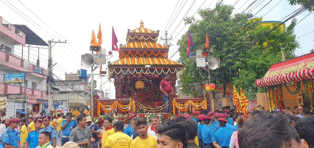 विराटनगरमा आज भब्य राधाकृष्ण रथयात्रा निकालिँदै