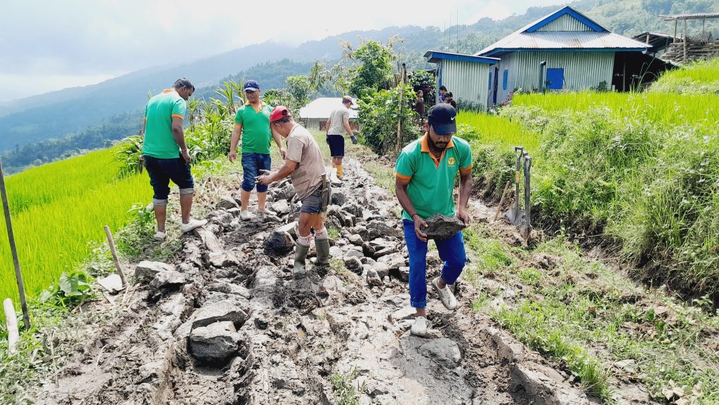 जीवन विकासको स्वयंसेवक दिवसमा १६० स्थानमा श्रमदान
