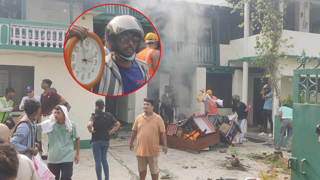 विराटनगरको कोइराला निवास जलाउने अनुहारहरू (फोटो र भिडियोमा हेर्नुहोस्)