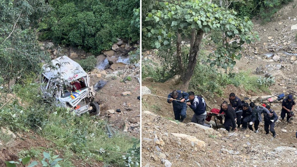 सल्यानमा गाडी दुर्घटना, ३ जनाको मृत्यु