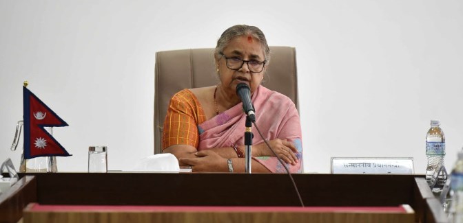 नेपाललाई शुन्य बनाउन आन्दोलनको नाममा योजनाबद्ध विध्वंश भएको देखिन्छ : प्रधानमन्त्री कार्की
