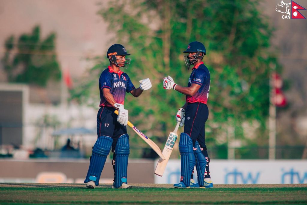 जापानलाई पाँच विकेटले हराउँदै अतिरिक्त दुई अङ्कसहित नेपाल सुपर सिक्समा