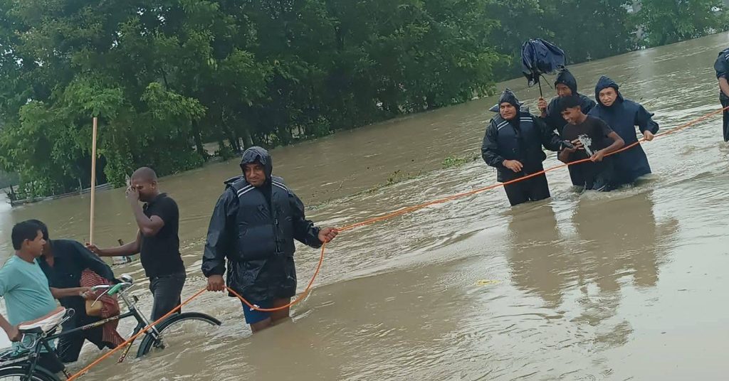 विराटनगरमा बाढीले १७६ परिवार विस्थापित, मोरङमा २५१ परिवार प्रभावित