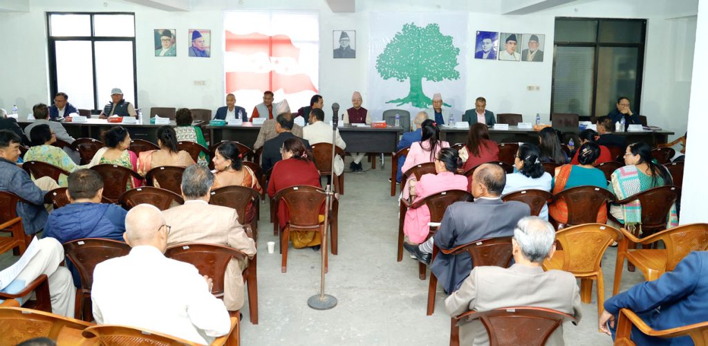 कांग्रेस केन्द्रीय कार्यसमिति बैठक बस्दै, महाधिवेशन केन्द्रित छलफल हुने