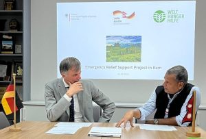 इलामका बाढीपीडितलाई जर्मन राजदूतमार्फत सहयोग