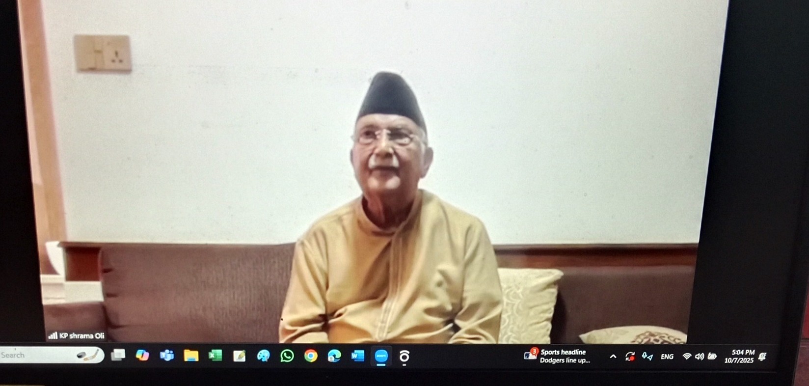 संसद पुनर्स्थापनाका लागि आन्दोलनमा तयार रहन ओलीको निर्देशन, नेतृत्व नछाड्ने अडान