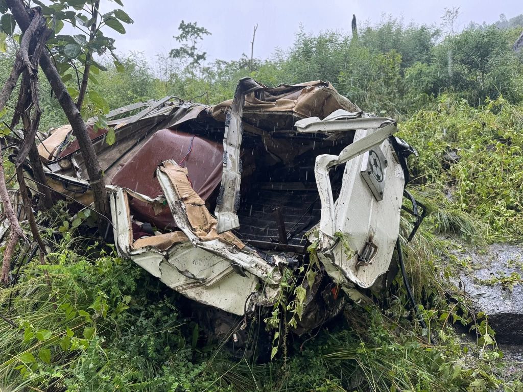 पाँचथर दुर्घटनाको (फोटो फिचर)