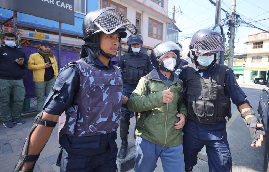 धर्ना बस्न पुगेका जेनजी समूहका ७५ जना माइतिघरबाट नियन्त्रणमा