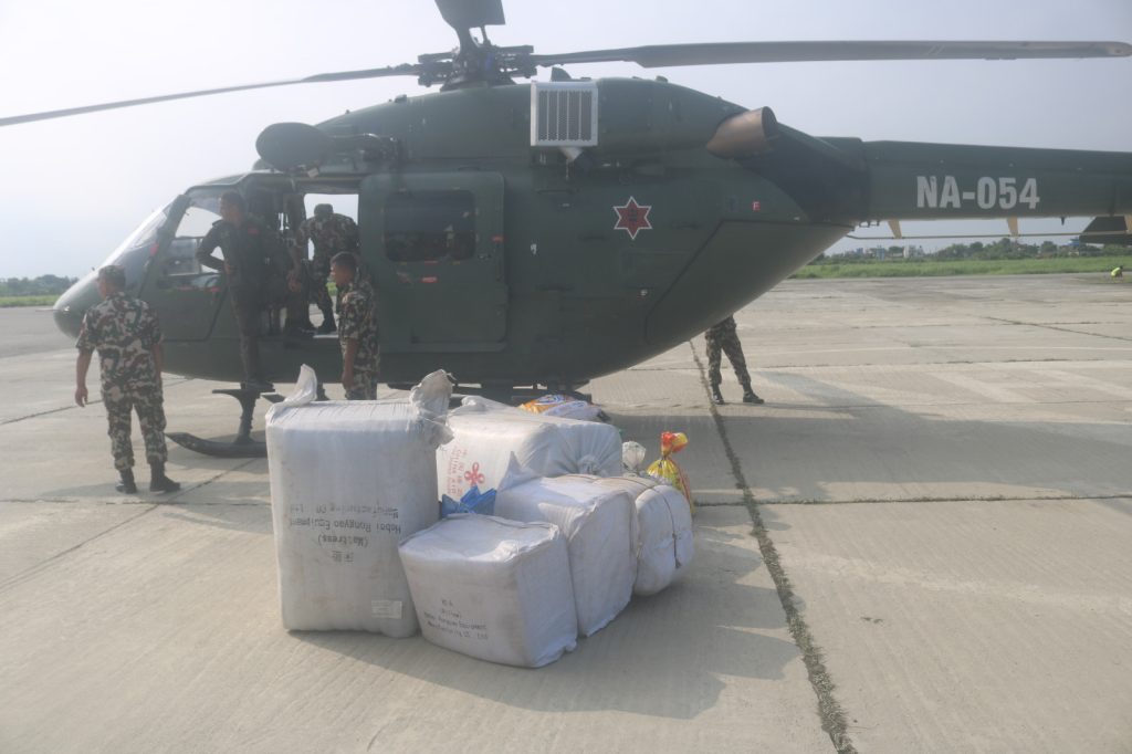 मुख्यमन्त्री विराटनगर आएपछि प्रदेश सरकारले इलाममा पठायो राहत सामग्री