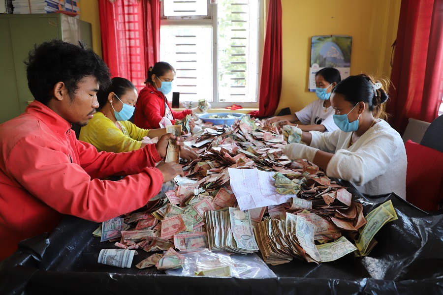 पाथीभरामा ३४ लाख ४८ हजारभन्दा बढि भेटी सङ्कलन