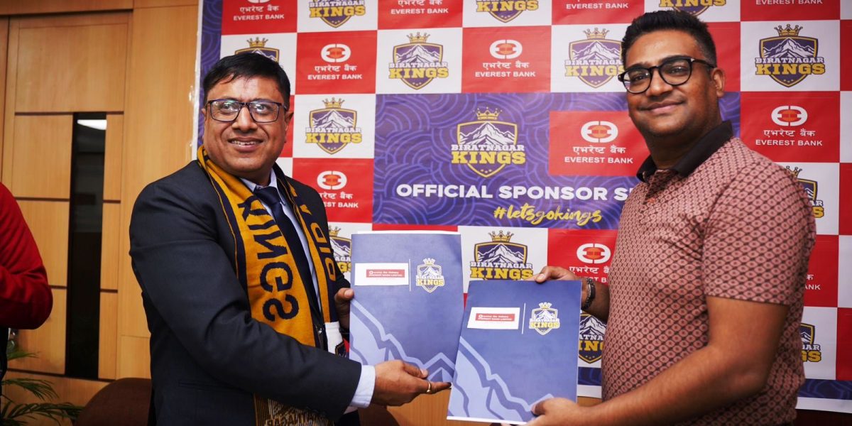 विराटनगर किङ्ग्सको मुख्य प्रायोजक एभरेष्ट बैंक