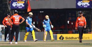 एनपिएलको दोस्रो खेल : चितवनद्वारा कर्णाली याक्स चार विकेटले पराजित