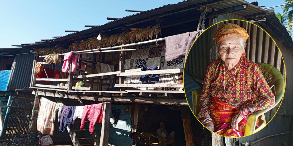 हाँसो खोसिएको घर : पहिले खोलाले उठिबास लगायो, अहिले नातिनीको पीडाले
