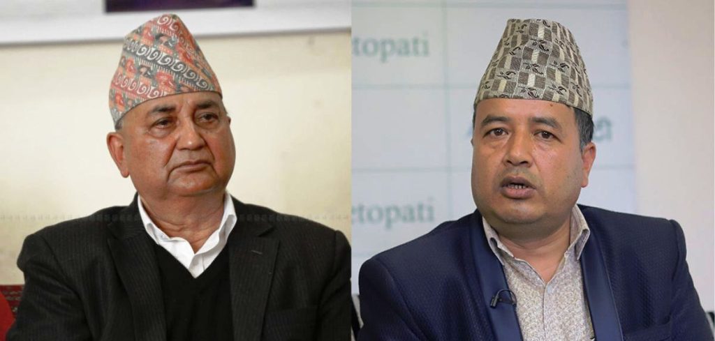 अध्यक्षमा उम्मेदावारी घोषणा गरेका पोखरेललाई एमालेबाट विदा हुन बस्नेतको चेतावनी