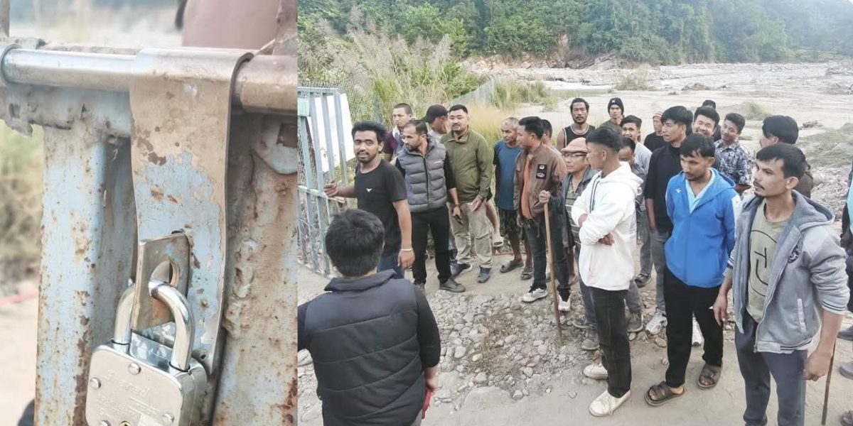 साम्लिङ्ग हाइड्रोपावरमा स्थानीयले लगाए ताला