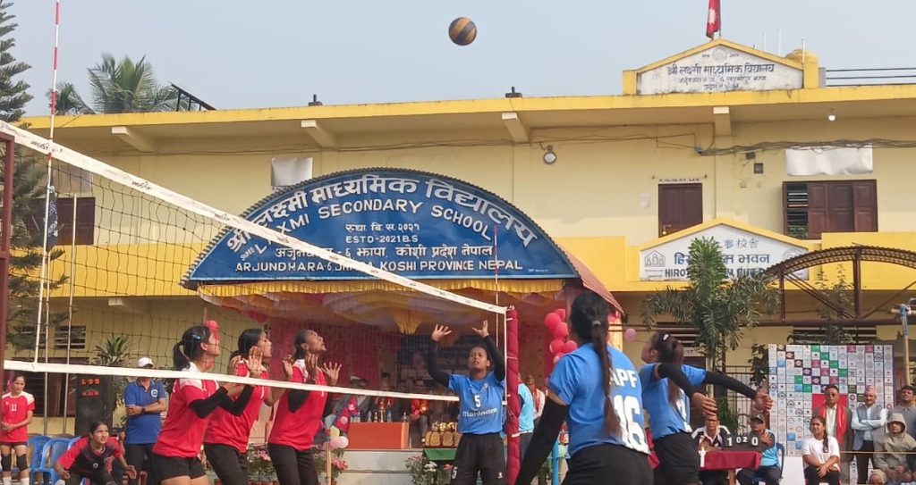 अर्जुनधारा महिला भलिबलमा एपिएफ र न्यु डायमन्ड विजयी
