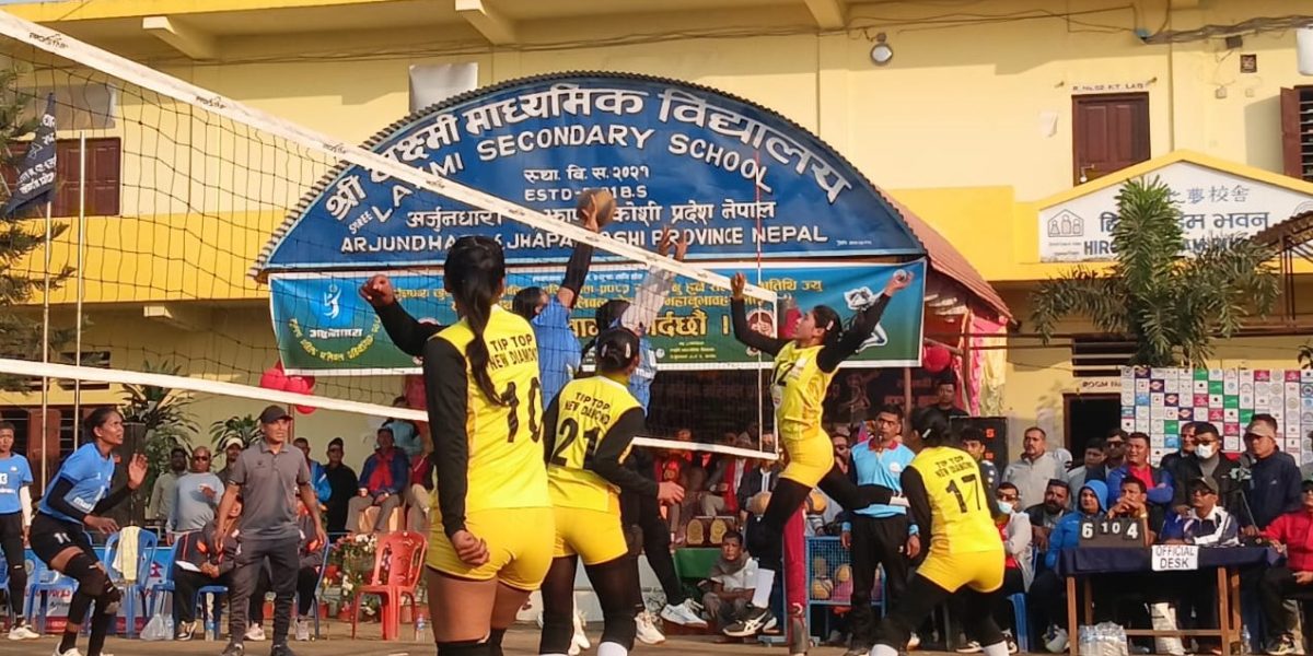 अर्जुनधारा महिला भलिबलः एपिएफ फाइनलमा